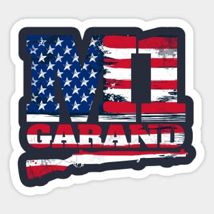 m1 garand rifle Sticker